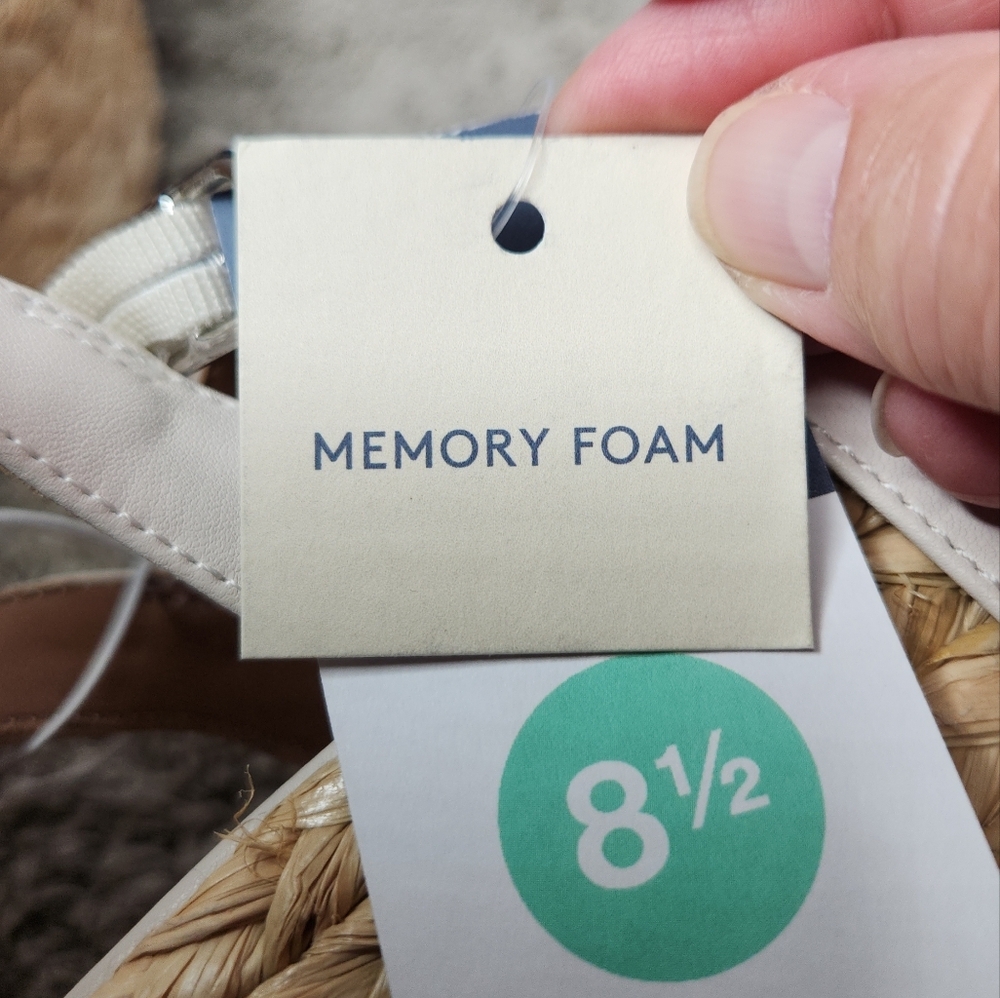 Women's Alisha Platform Wedge Heels w/ Memory Foam Insole Universal Thread 8 1/2 - Picture 14 of 14